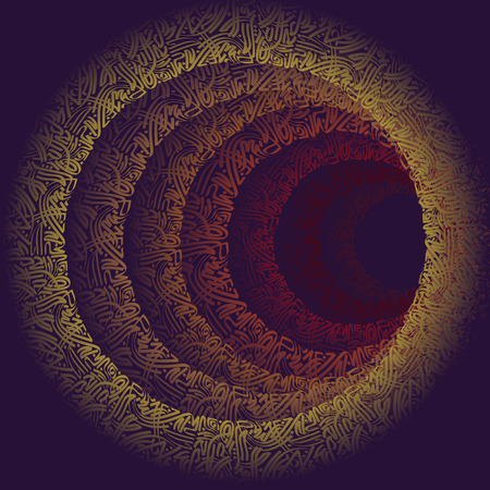 Abstract persian calligraphy backgroundのイラスト素材