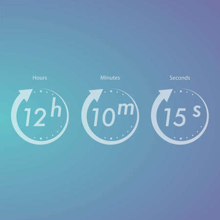 Clock counter timer backgroundのイラスト素材