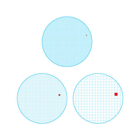 Different ppi circles setのイラスト素材