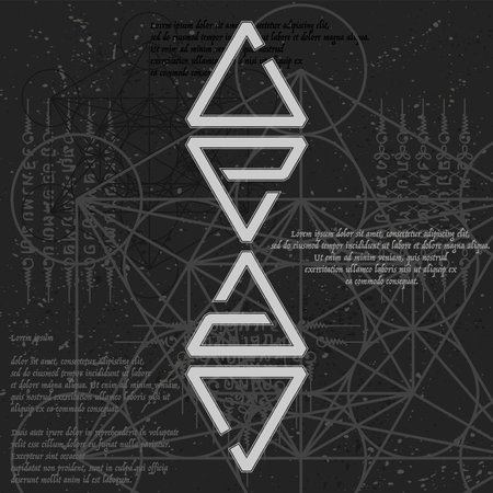 Grunge magic abstract backgroundのイラスト素材