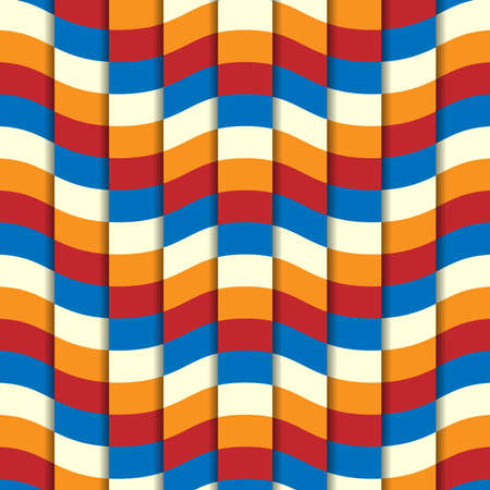 Seamless wave pattern verticalのイラスト素材