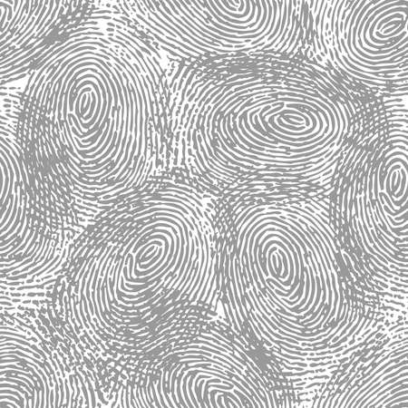 Fingerprint black seamless backgroundのイラスト素材