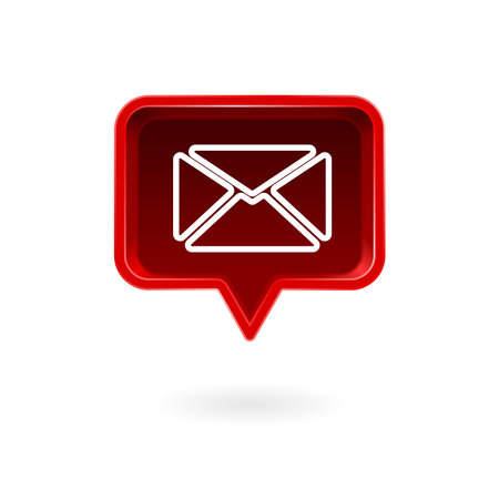 Message social media symbolの写真素材