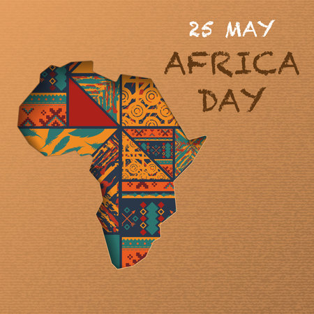 African continent day backgroundのイラスト素材