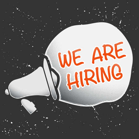 Mouthpiece black halftone speech backgroundのイラスト素材