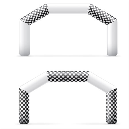Inflatable finishing archsのイラスト素材