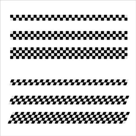 Sport flags silhouettes setのイラスト素材