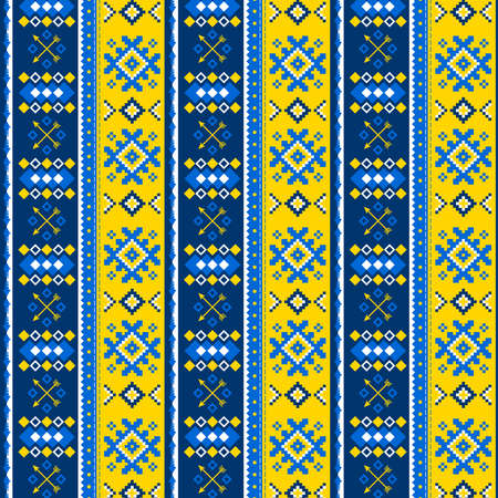 Abstract national squares design patternのイラスト素材