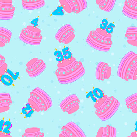 Four sweets backgroundsのイラスト素材