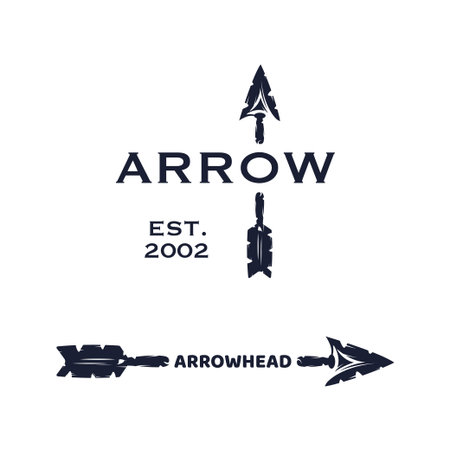 Flat arrowhead symbol company