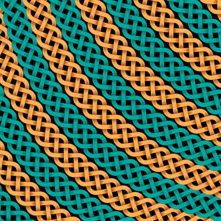 Celtic seamless circle backgroundのイラスト素材