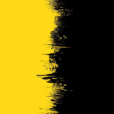 Black and yellow grunge vertical backgroundのイラスト素材