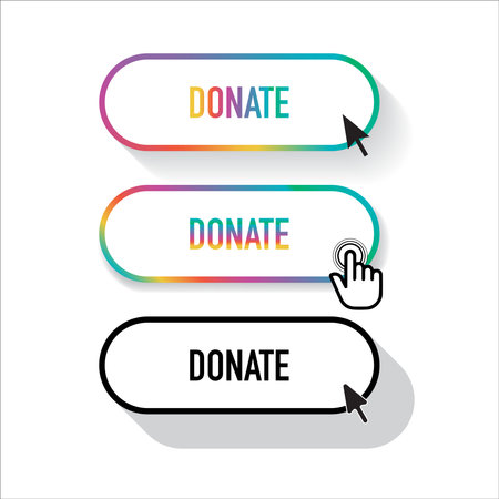 Buttons color and text shadowsのイラスト素材