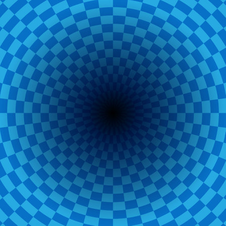 Blue checkered flag circle backgroundのイラスト素材