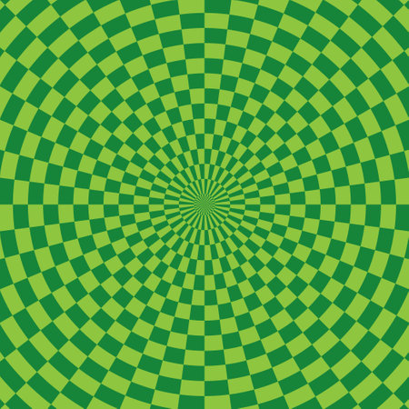 Green checkered flag circle backgroundのイラスト素材
