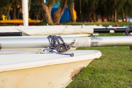 little sailboatの写真素材