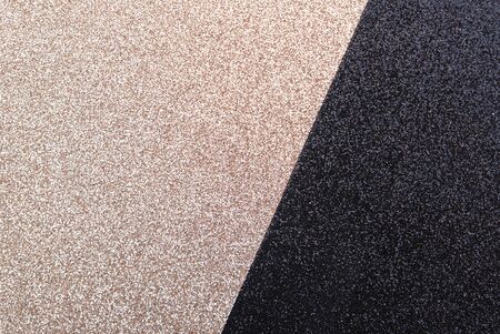 Bicolor geometric black and golden glitteryの写真素材
