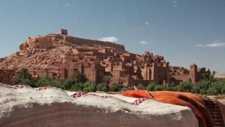 Ksar of Ait-Ben-Haddouの写真素材