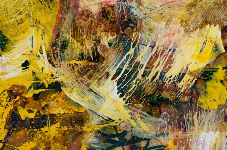 Colorful abstract background by acrylic paintの写真素材