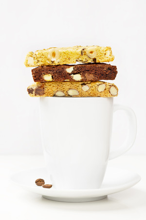 Coffee and cookiesの写真素材