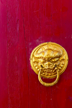 Asian door knobの写真素材