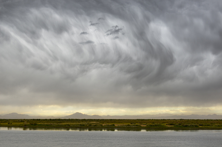 storm cloudsの写真素材