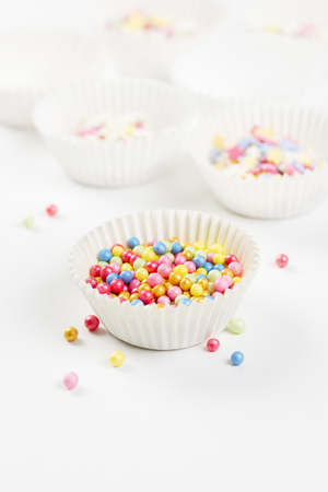 Colorful sugar drageeの写真素材