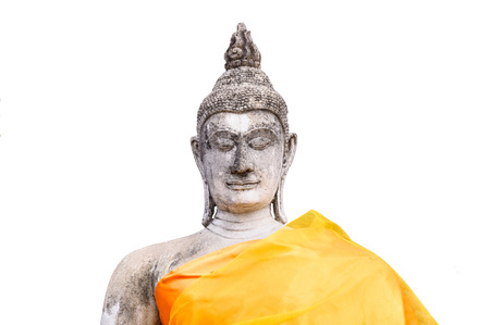 Buddha statue in ayutthayaの写真素材