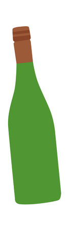 Bottle with corkのイラスト素材