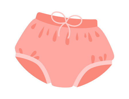 Baby Girl shortsのイラスト素材