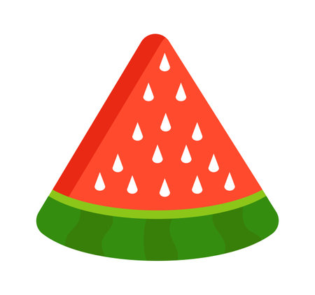 Slice of watermelon. Healthy Foodのイラスト素材