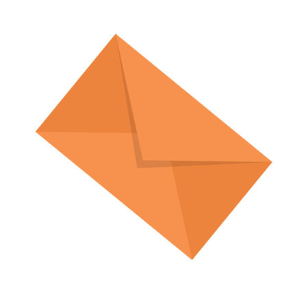 Letter flat icon Documents Office equipment. Vector illustrationのイラスト素材