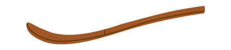 Matcha wooden scoop flat icon Kitchenwareのイラスト素材