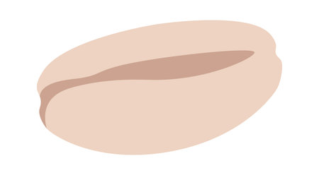 Wheat grain flat icon Cereal grain Agricultureのイラスト素材