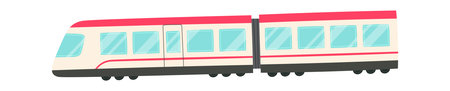 Train flat icon Transport for movement Railway station