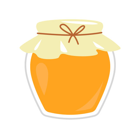Honey flat icon Allergen foodのイラスト素材