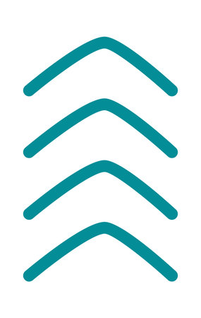 Curly lines abstract pattern flat iconのイラスト素材