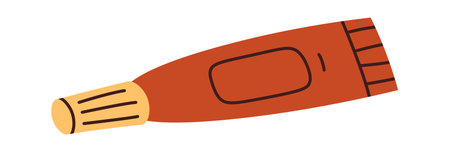 Cosmetics flat icon Moisturizing cream Beauty procedureのイラスト素材