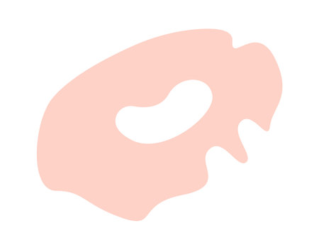 Pink geometrical blot for backgroundのイラスト素材