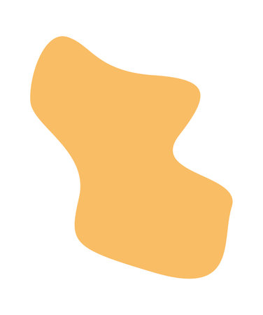 Orange geometrical blot for backgroundのイラスト素材