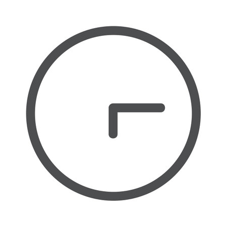 Clock glyph icon Time design elementのイラスト素材