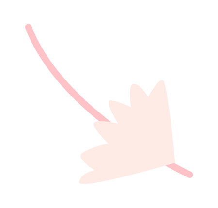 Hand drawn cocktail umbrella elementのイラスト素材