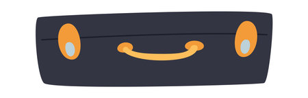 Travel retro suitcase for clothesのイラスト素材