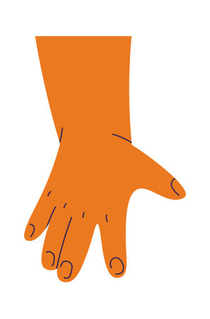 Small child handのイラスト素材
