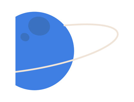 Planet Astronomy science Globeのイラスト素材