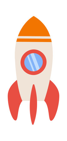 Rocket Spaceship for universe discoverのイラスト素材