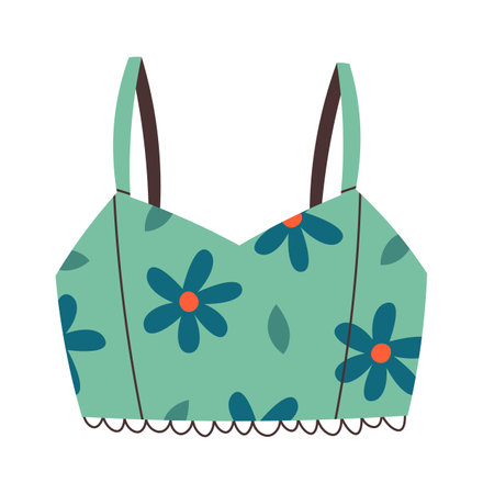 Women bikini top Swimwearのイラスト素材