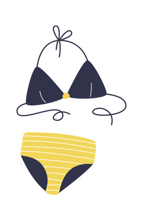 Swimsuit Bra And Pantsのイラスト素材