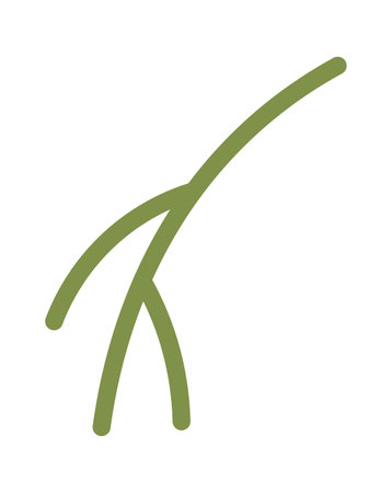 Flower Stem Illustrationのイラスト素材