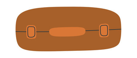 Travel Suitcase Bagのイラスト素材